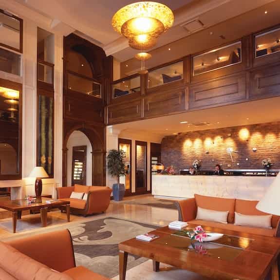 Leinster Boardroom, Brehon Hotel lobby, elegant furnishings for events and networking.