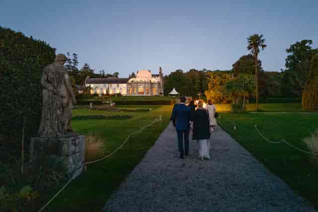 The Orangery at Killruddery House, a stunning venue for outdoor receptions and ceremonies.