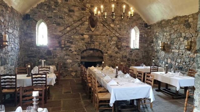 Charming rustic restaurant in Barberstown Castle, ideal for weddings and corporate retreats.