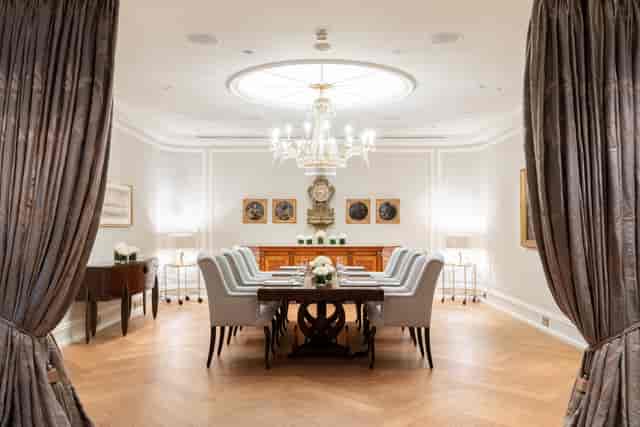 Sophisticated Haerlin Salon meeting space with elegant decor for corporate events.