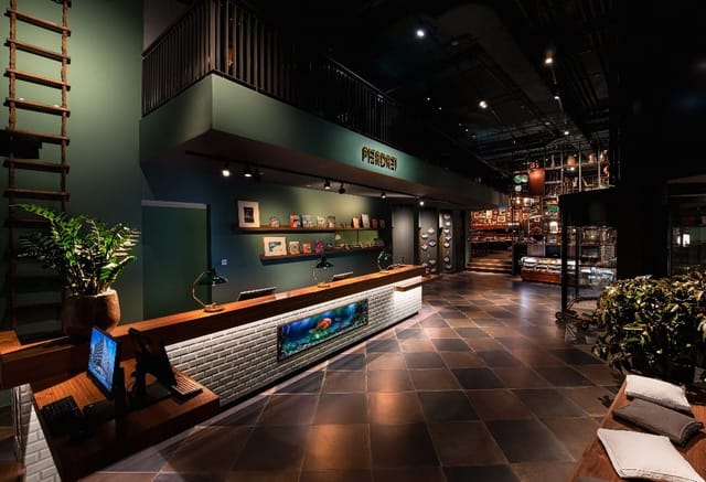 HAFENBÜHNE at PIERDREI Hotel, inviting venue for meetings and events in Hamburg.