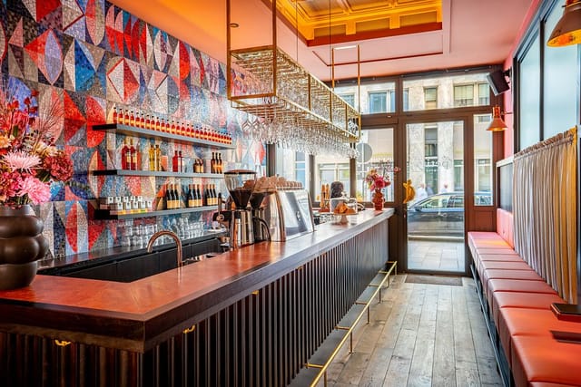 Hamburg private dining bar stylish event venue