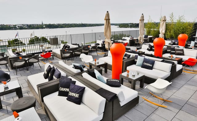 George Hotel Hamburg rooftop lounge event networking