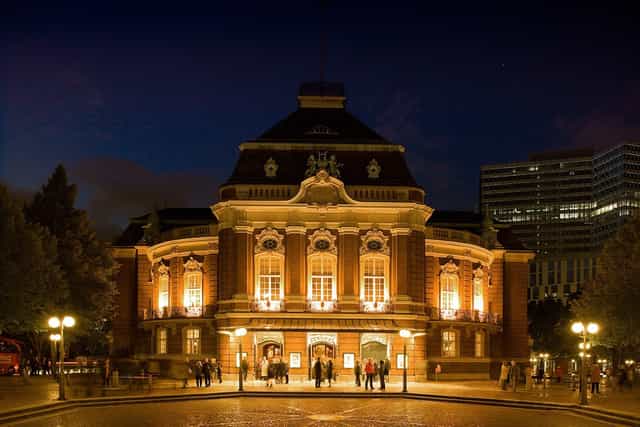 die Laeiszhalle in Hamburg