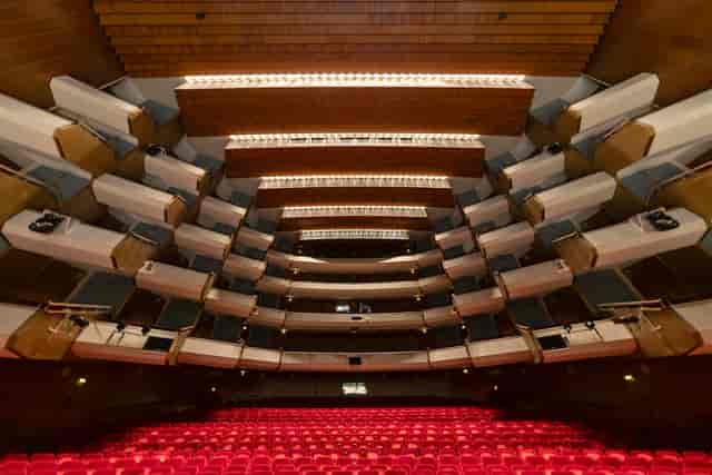 Hamburg State Opera main stage, tiered auditorium, theatre, presentation