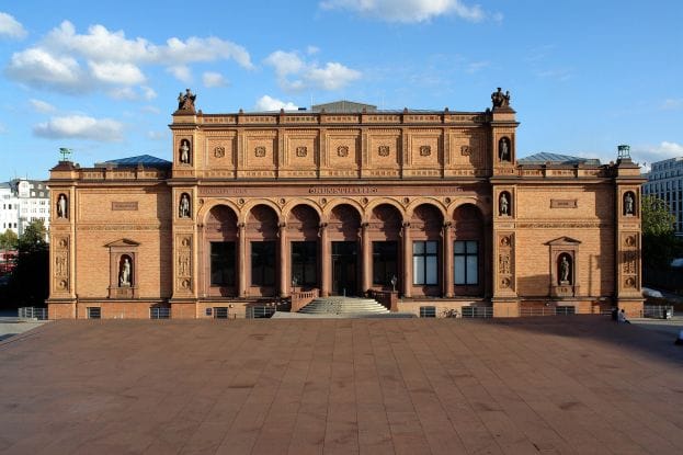 Hamburger Kunsthalle: historic facade, event venue, gala, conference