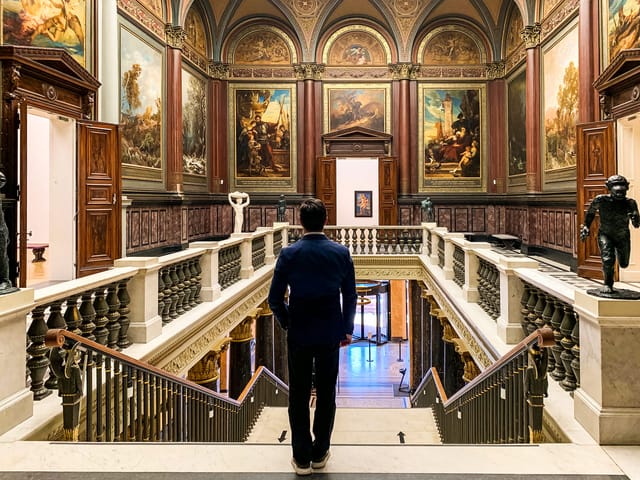 Lichtwark-Galerie Hamburger Kunsthalle grand staircase event