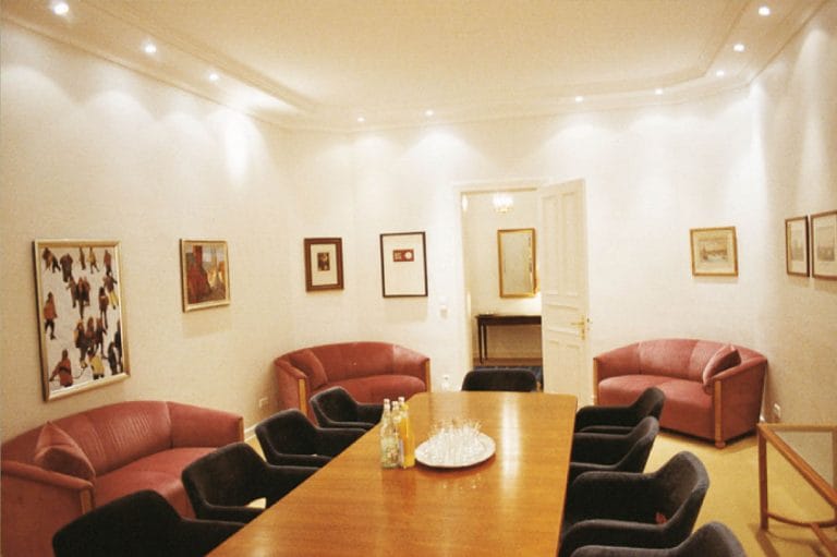 IBZ meeting room, executive briefing, client event, professional seating