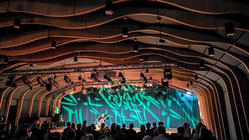 Jazz Hall modern venue, acoustics, AV, corporate, performance