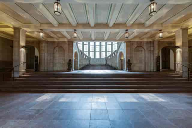 Altonaer Museum foyer, grand staircase, VIP event, wedding venue