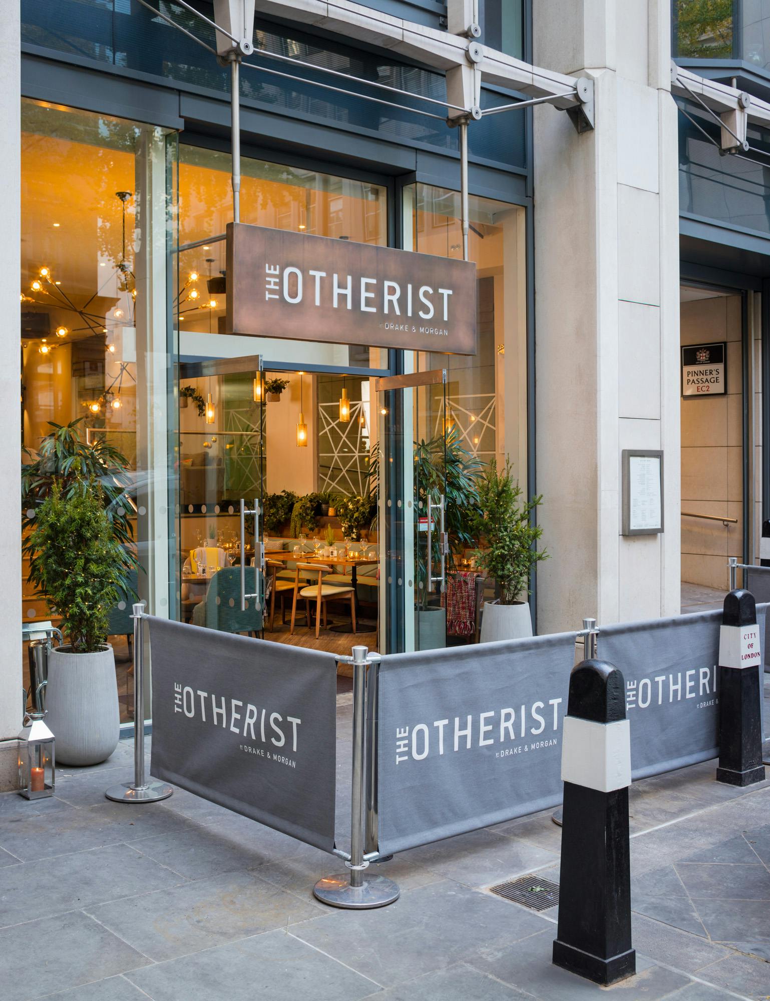 Stylish venue entrance at The Otherist, perfect for intimate meetings and events.