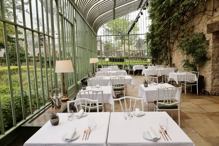 Elegant dining space at The Orangery, perfect for intimate gatherings and upscale events.