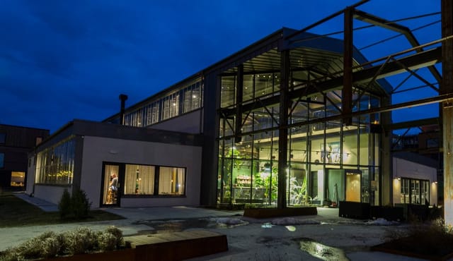 NB Credo canteen glass atrium event venue