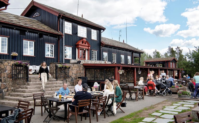 Utsikten Grefsenkollen rustic venue outdoor retreat wedding