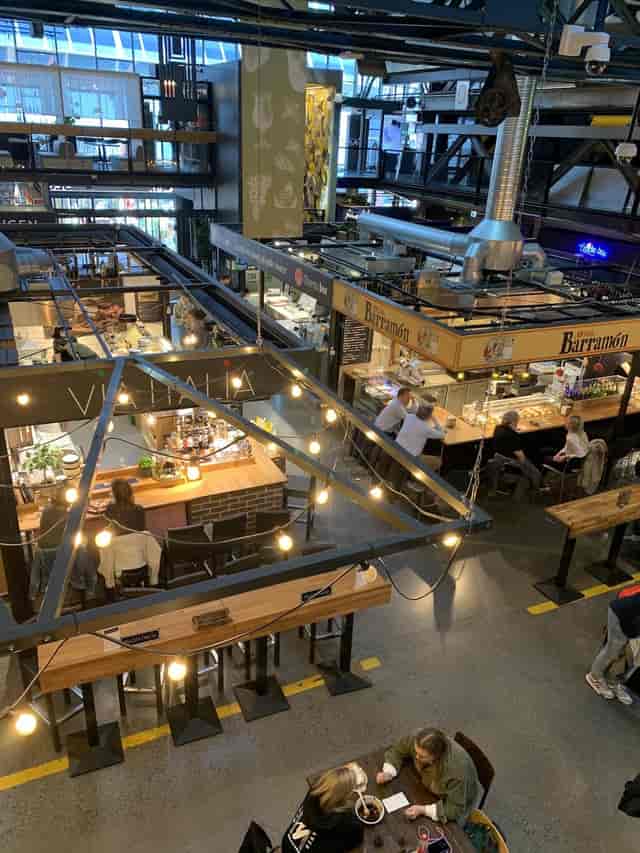 Oslo food hall event, urban market, networking
