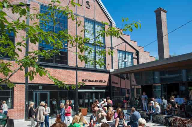 Mathallen Oslo corporate event venue industrial-chic