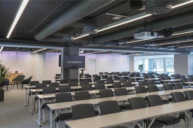 Modern conference room, Oslo, lecture event
