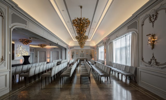 Continental Event ballroom, theatre seating, conference, awards