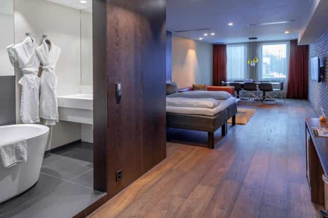 Oslo hotel VIP meeting suite with luxury seating