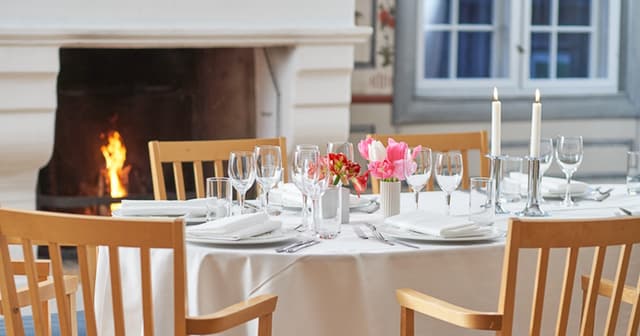 Festsalen og Den Blå Peisestue
