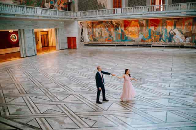 Oslo City Hall Grand Hall gala awards reception