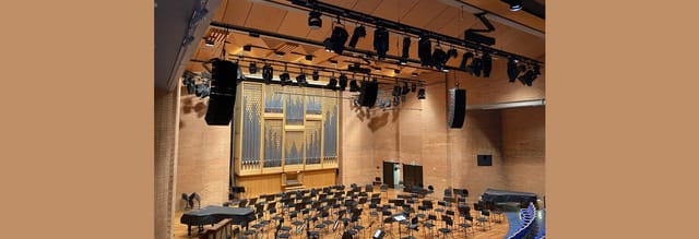 Norwegian Academy of Music auditorium, concert, lecture
