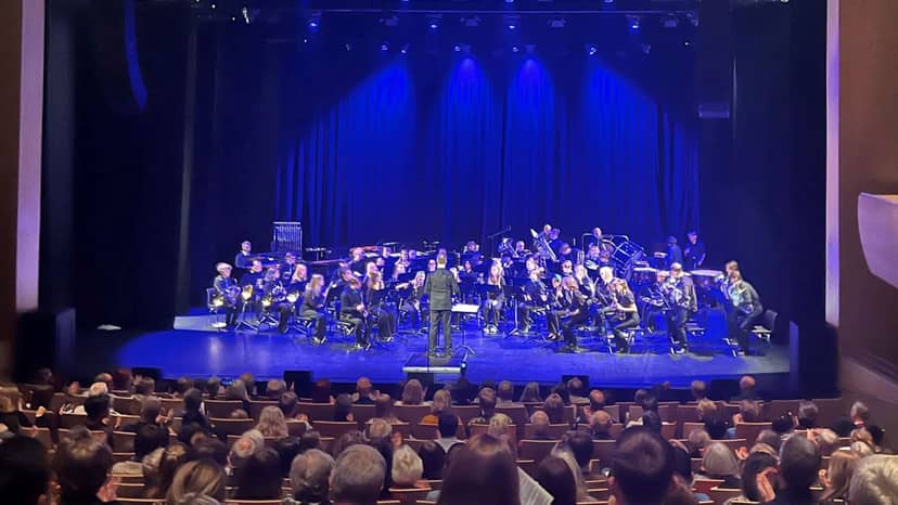 Bærum Kulturhus orchestra concert, seated theatre performance