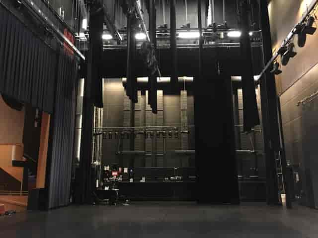 Bærum Kulturhus backstage event rigging lighting