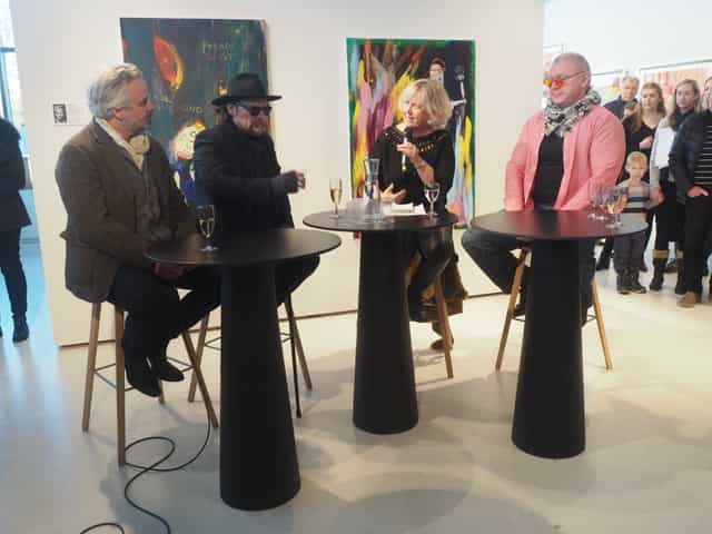 Art gallery opening: panel discussion, Bølgen Kulturhus