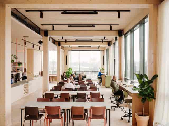 Modern workshop, flexible seating, co-working, design event