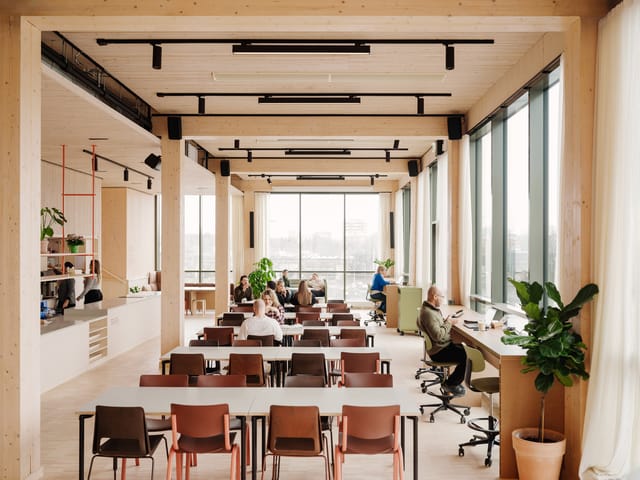 Modern workshop, flexible seating, co-working, design event