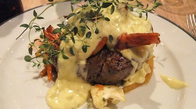 Prima Fila Ristorante entree: gourmet Italian catering event