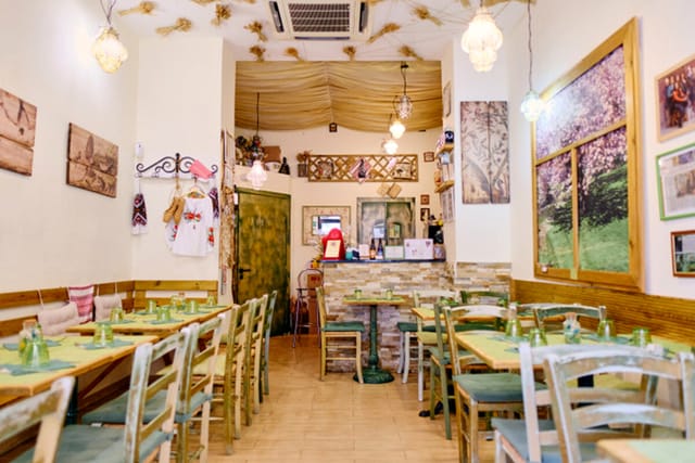 Rustic Ristorante Veranda event space, intimate corporate dinners