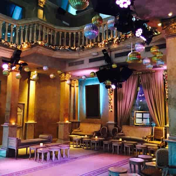 Il Gattopardo Milano cocktail bar, ornate columns, event venue, party