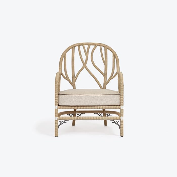 Bonacina 1889 armchair, outdoor luxury event furniture