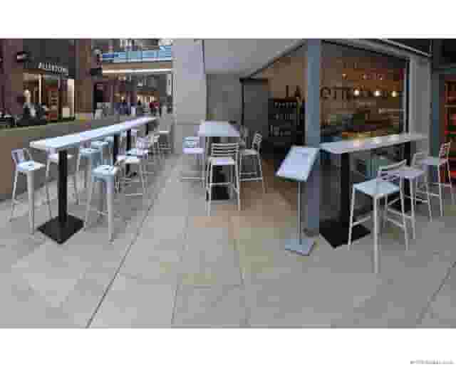 Natural seating area