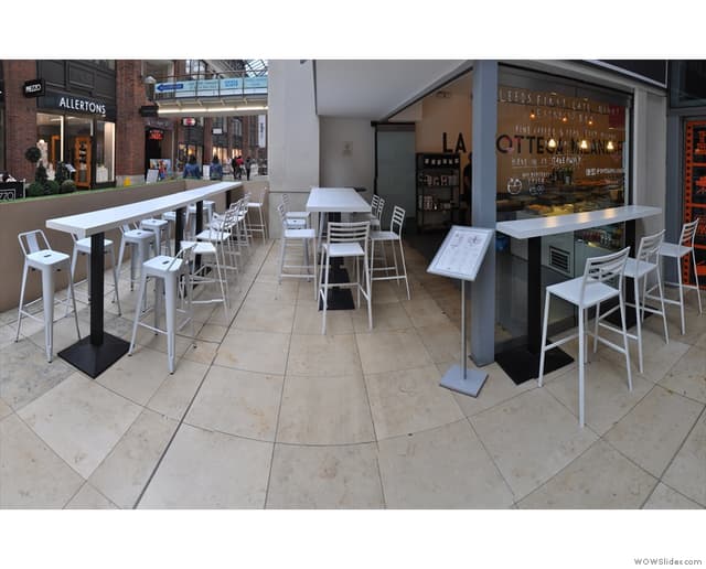 Natural seating area