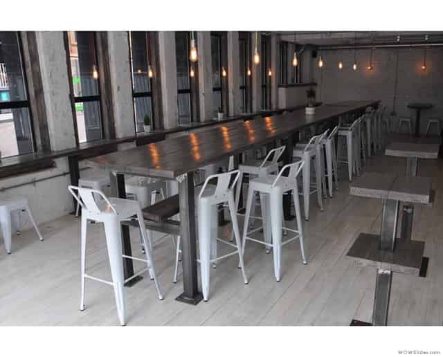 Natural seating area
