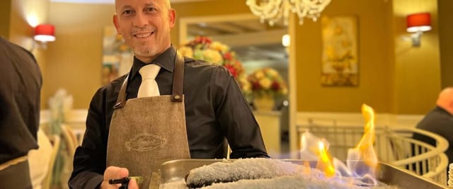 Event Staff Serving Food Ristorante Maestrale