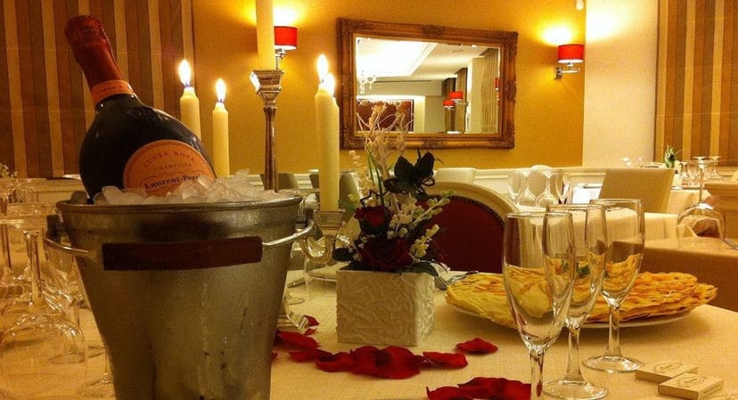 Exclusive VIP dinner Ristorante Maestrale champagne