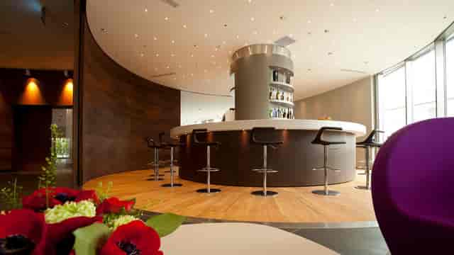 JFK Room hub hotel chic cocktail networking bar