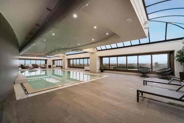 Heathrow rooftop pool event