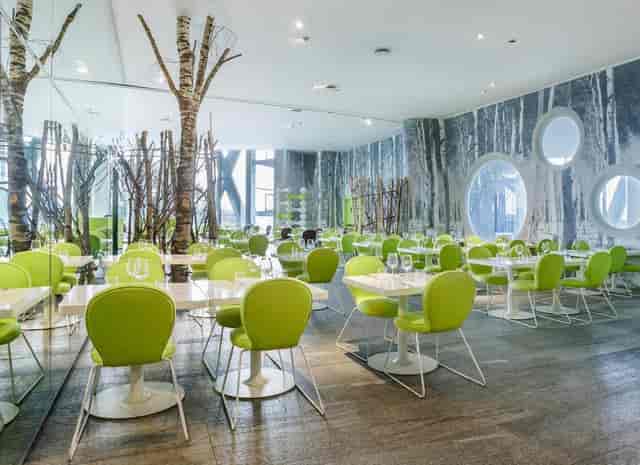 Milan Convention biophilic event space, corporate launch