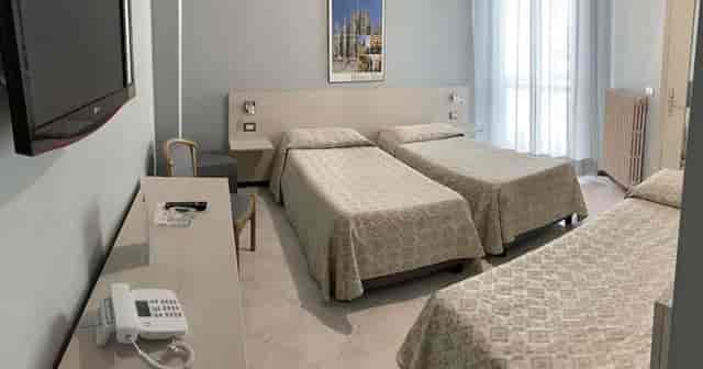Hotel room, double beds, event accommodation