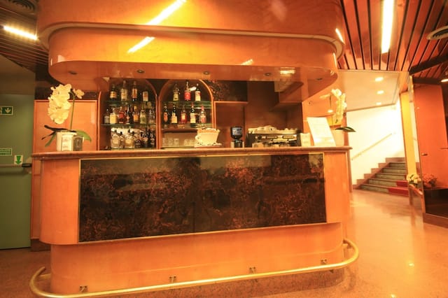 Hotel bar event networking reception