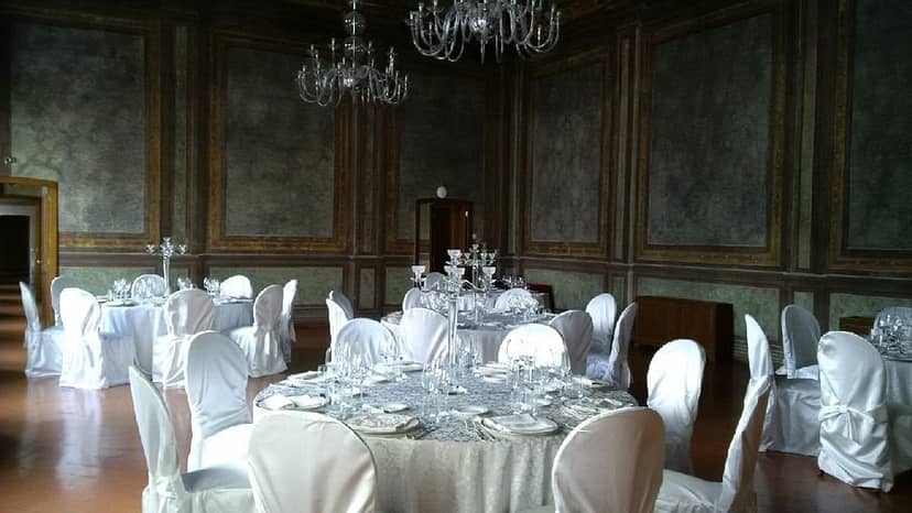 Grand Hotel Villa Torretta ballroom, elegant banquet event.