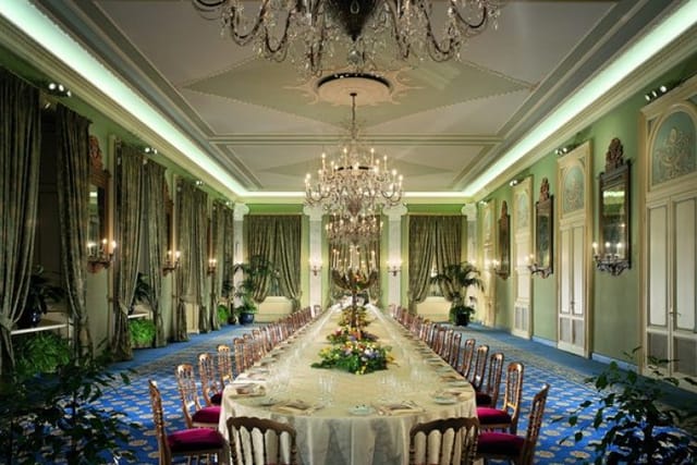 Ballroom banquet, Villa D'Este, gala dinner, awards ceremony