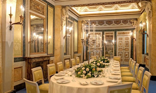 Napoleone Villa D'Este corporate dinner, VIP reception