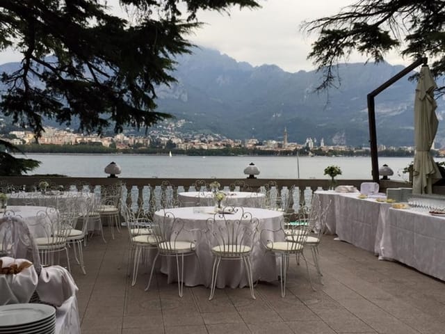 Lake view wedding venue, Ristorante Al Terrazzo event