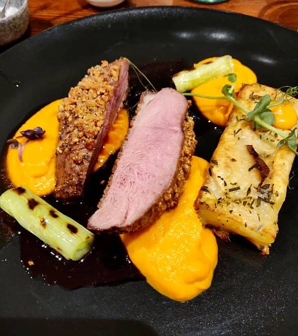 Mulino Restaurant catering: elegant plated dish, event dining